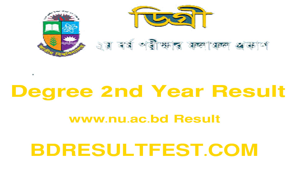 Degree 2nd Year Result 2023- www.nu.ac.bd Result