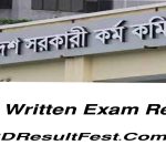 45th BCS Written Exam Result 2024